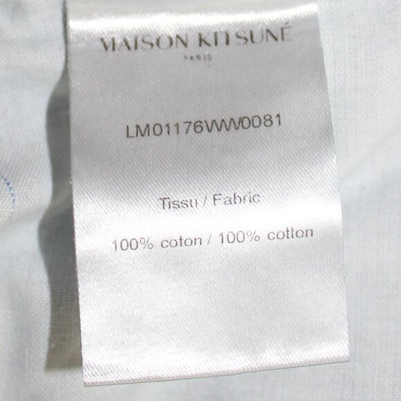 MAISON KITSUNÉ Indigo Denim Tapered Designer's Jeans Men's size 31 - Picture 7 of 9